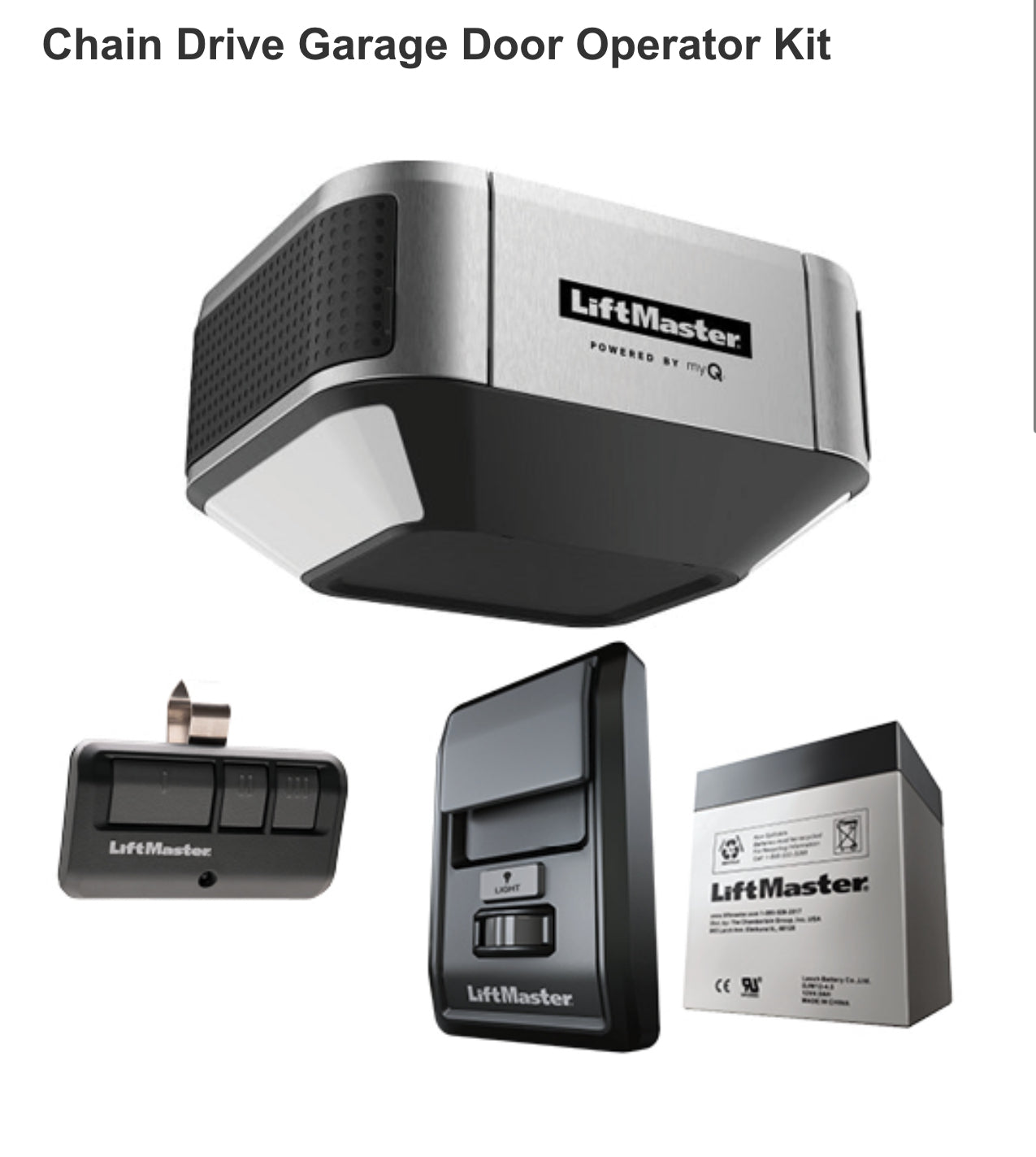 Elite LiftMaster Chain Drive Garage Door Operator